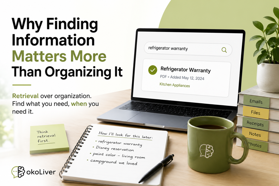 Why Finding Information Matters More Than Organizing It