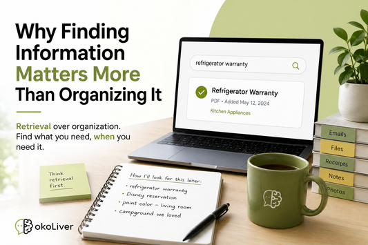 Why Finding Information Matters More Than Organizing It