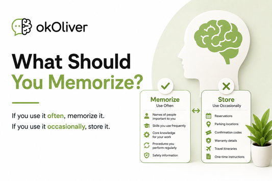 What Should You Memorize? A Practical Memory Guide